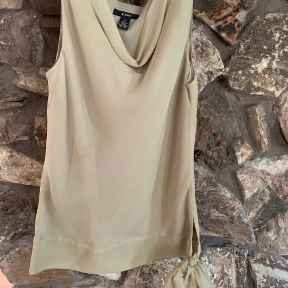 Alfani Silk Top size small